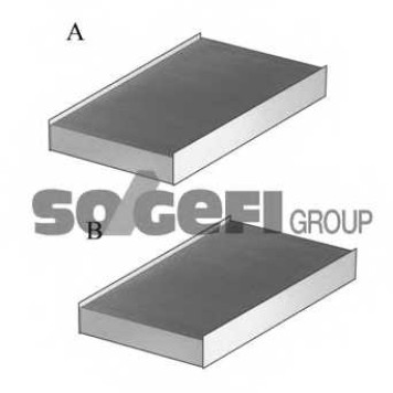 Фильтр салона к-кт MAZDA: MPV ll 00-06 <b>PURFLUX AH3672</b>-1