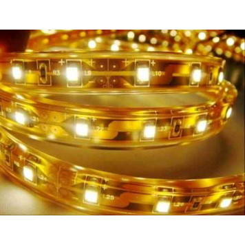 Лента светодиодная SMD5050 60LED/м, IP65, желтый (цена за 10см)
