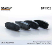 Колодки тормозные задние MITSUBISHI Pajero IV 2006 ->> TOYOTA LAND CRUISER PRADO 4605A458 <b>QML BP1502</b>