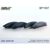 Колодки тормозные передние MITSUBISHI L 200 IV (K_4T) 2005 ->> 4605A198 <b>QML BP1507</b>