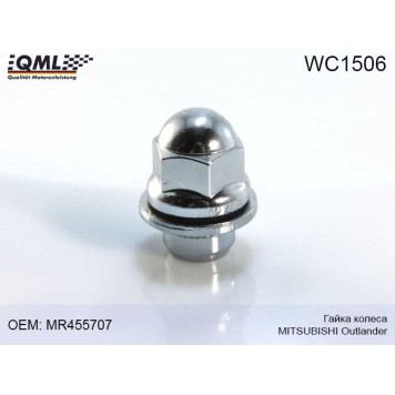 Гайка колеса mitsubishi outlander <b>QML WC1506</b>