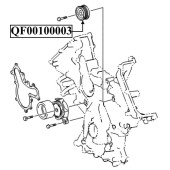 Ролик обводной <b>QUATTRO FRENI QF00100003</b>