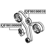 Ролик натяжителя ремня грм <b>QUATTRO FRENI QF00100008</b>
