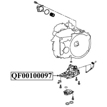 _радиатор масляный акпп_ Mitsubishi ASX 10>Lancer 06> <b>QUATTRO FRENI QF00100097</b>-1