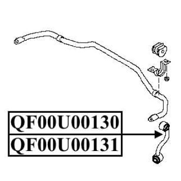 Тяга стабилизатора задняя левая <b>QUATTRO FRENI QF00U00130</b>-1