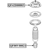 Отбойник переднего амортизатора <b>QUATTRO FRENI QF00V00021</b>