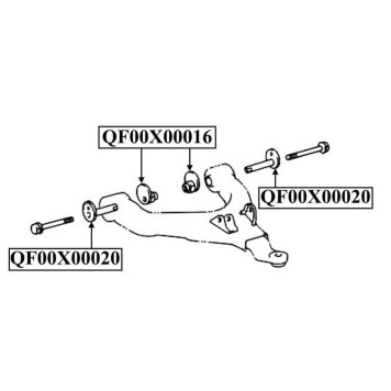 Втулка с эксцентриком <b>QUATTRO FRENI QF00X00020</b>-2