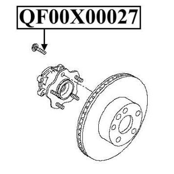 Шпилька колесная <b>QUATTRO FRENI QF00X00027</b>-2