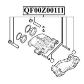 Ремкомплект суппорта тормозного <b>QUATTRO FRENI QF00Z00111</b>