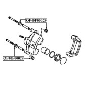 Пыльник втулки направляющей суппорта тормозного переднего <b>QUATTRO FRENI QF40F00029</b>