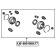 Ремкомплект суппорта тормозного переднего <b>QUATTRO FRENI QF40F00037</b>