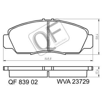 Колодки тормозные <b>QUATTRO FRENI QF83902</b>-1