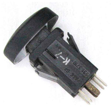 Выключатель обогрева заднего стекла ВАЗ 1118 Калина <b>РАДИОДЕТАЛЬ 753.3710-07.04</b>-3