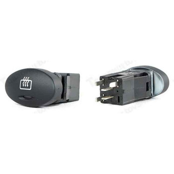 Выключатель обогрева заднего стекла ВАЗ 1118 Калина <b>РАДИОДЕТАЛЬ 753.3710-07.04</b>