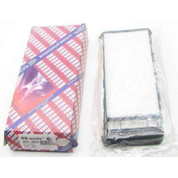 Фильтр салонный AC-203 RB-exide (OEM: NISSAN 272750N025, 2727531U25, B72000N000, B727C79925)