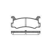 Колодки тормозные дисковые задний для DAIHATSU CHARADE, GRAN MOVE / MAZDA 323 P, 323, FAMILIA, MX-3 <b>REMSA 0213.00 / PCA021300</b>