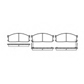 Колодки торм.пер <b>REMSA 0244.02</b>