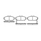 Комплект тормозных колодок, дисковый тормоз <b>REMSA 0464.02</b>