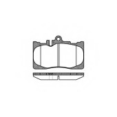 Колодки торм.пер. <b>REMSA 0890.00</b>