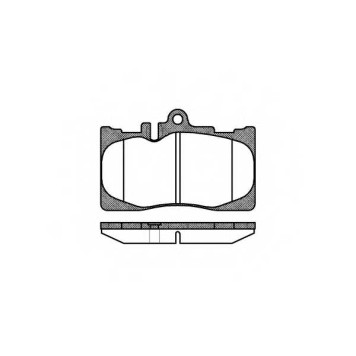 Колодки торм.пер. <b>REMSA 0890.00</b>