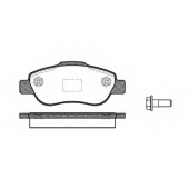 Колодки тормозные дисковые передний для FIAT PANDA(169) <b>REMSA 1100.00 / PCA110000</b>