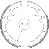 Комплект тормозных колодок задний для JEEP CHEROKEE(KJ), GRAND CHEROKEE(ZJ) <b>REMSA 4423.00 / ZCA442300</b>
