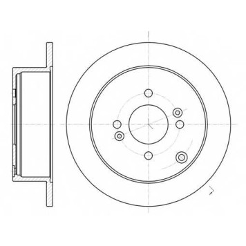 Тормозной диск REMSA DCA6102400 / 61024.00
