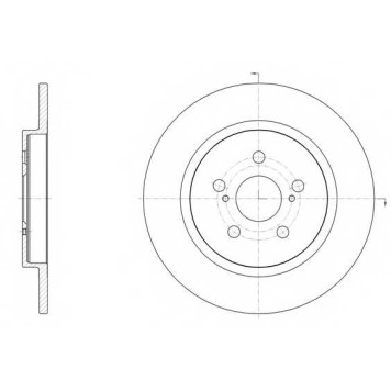 Тормозной диск REMSA DCA6146400 / 61464.00