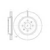 Тормозной диск REMSA DCA6148210 / 61482.10
