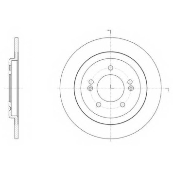 Тормозной диск REMSA DCA6150600 / 61506.00