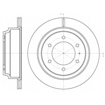 Тормозной диск REMSA DCA651510 / 6515.10