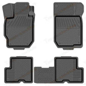 Ковры салона Nissan Almera ВАЗ (2013-) резиновые <b>REZKON 1025005200</b>