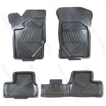 Ковры салона ВАЗ 2190 Гранта резиновые Brand <b>REZKON 1039015100</b>