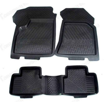 Ковры салона ВАЗ 2170 Приора резиновые Brand <b>REZKON 1039025200</b>