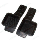 Ковры порогов ВАЗ 2108-2115 резиновые черные <b>REZKON 6139010000</b>