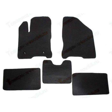 Ковры салона Lada Vesta (2015-) EVA черные <b>REZKON 9039045100</b>
