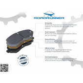 Колодки тормозные передние <b>ROADRUNNER RR-21808-SPD</b>