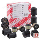 Ремкомплект подвески передней ВАЗ 1118 Калина, 2170 Приора втулки, сайлентблоки, стойки стабилизатора (12 шт) <b>ROSTECO 20177</b>