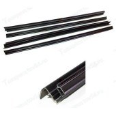 Уплотнители опускного стекла Lada Vesta (бархотки) нижние внутренние без ворса 4шт AD Plastik <b>РТИ 8450007726/7727/7853/7854</b>