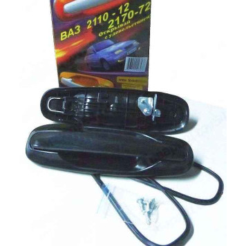 Ручки дверей наружные ВАЗ 2110, 2170 Приора 4шт ЕВРО неокрашенные <b>РЫСЬ UPR118.000.010001</b>-1