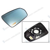 Зеркальный элемент ВАЗ 2180 обогрев антиблик голубой правый SALINA 122