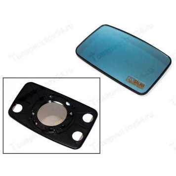 Зеркальный элемент ВАЗ 2170 антиблик голубой левый SALINA 62