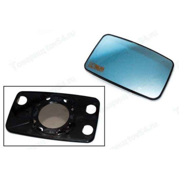 Зеркальный элемент ВАЗ 2170 антиблик голубой правый SALINA 63