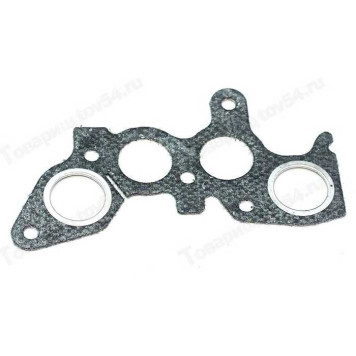 Прокладка коллектора ВАЗ 2108 металлопаронит с кольцами (к-т=4шт) <b>Самара 2108-1008081-01</b>