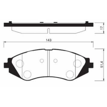 Тормозные колодки дисковые <b>SANGSIN SP1159</b>