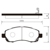 Тормозные колодки дисковые <b>SANGSIN SP1228</b>