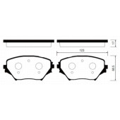 Колодки передние TOYOTA RAV4 II <b>SANGSIN SP1233</b>