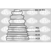 Комплект пылника приводного вала SASIC 1904010