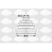 Комплект пылника приводного вала SASIC 1906047