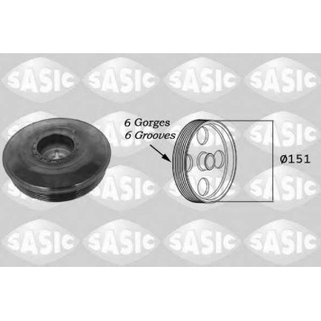 Ременный шкив коленвала SASIC 2154016